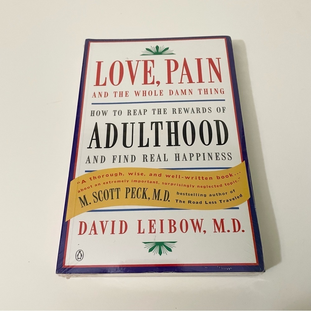 Love, Pain and the Whole Damn Thing Book Self Adulthood Book